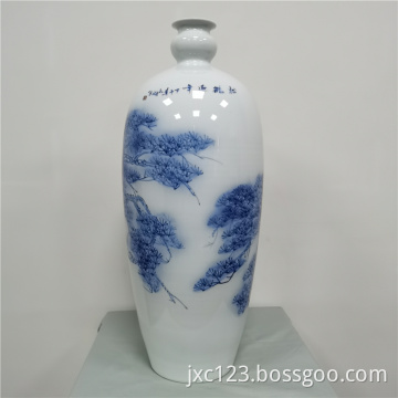 Handmade handpainting ceramic vase home decor